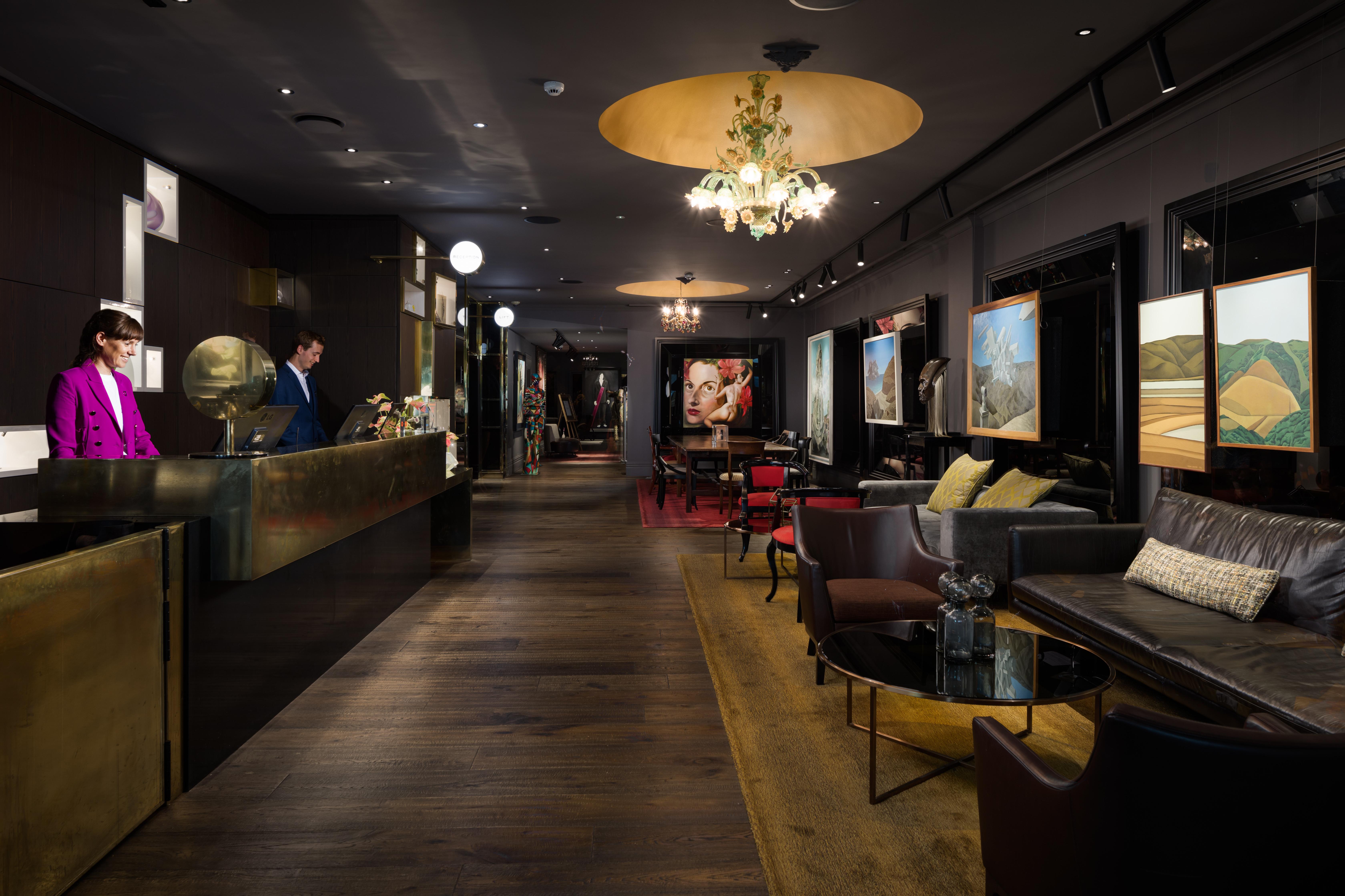 ולינגטו Museum Apartment Hotel, Independent Collection By Evt מראה חיצוני תמונה The lobby of the hotel